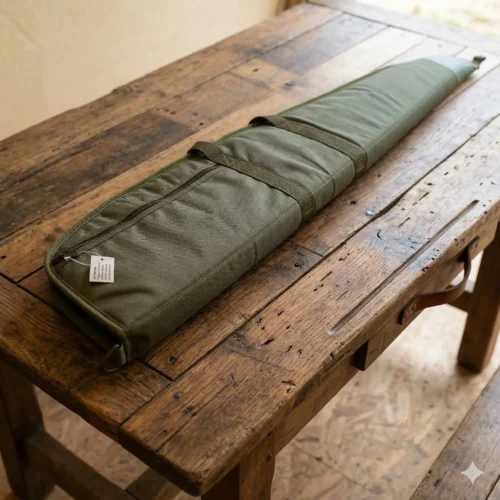 FOURREAU VERT EPAIS 132CM POUR 2 CARABINES