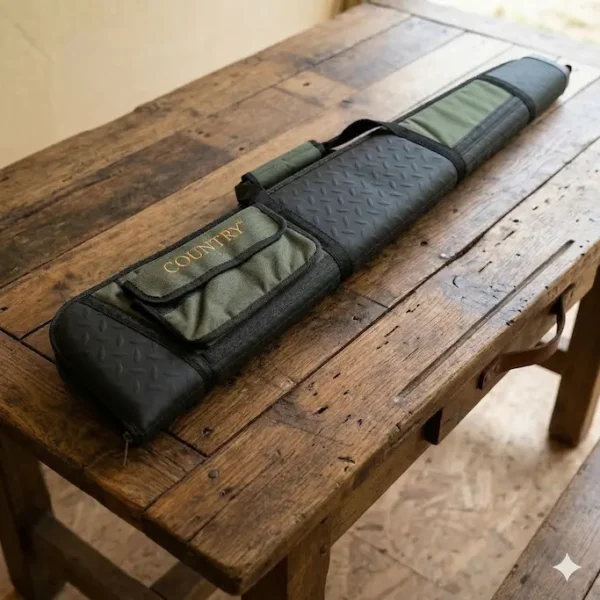 FOURREAU RENFORCE VERT ET NOIR 120CM POUR FUSIL